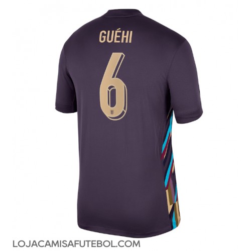 Camisa de Futebol Inglaterra Marc Guehi #6 Equipamento Secundário Europeu 2024 Manga Curta